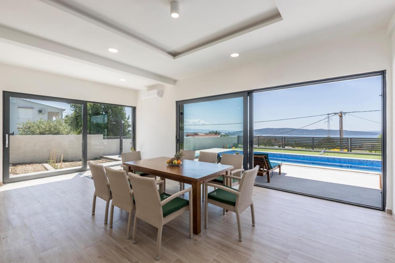 Luxury Villa La Nonna Ana - Heated Pool, Sea View, Near Split Kaštela المظهر الخارجي الصورة