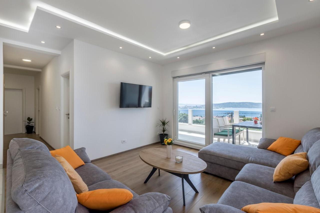 Luxury Villa La Nonna Ana - Heated Pool, Sea View, Near Split Kaštela المظهر الخارجي الصورة