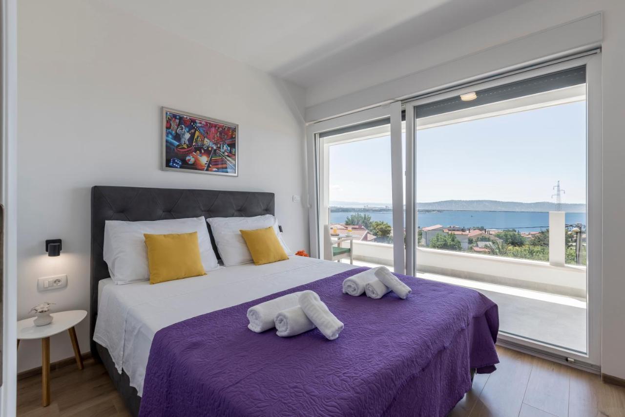 Luxury Villa La Nonna Ana - Heated Pool, Sea View, Near Split Kaštela المظهر الخارجي الصورة