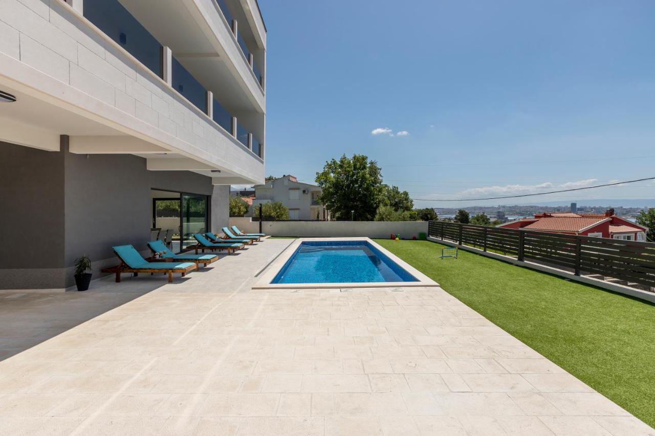 Luxury Villa La Nonna Ana - Heated Pool, Sea View, Near Split Kaštela المظهر الخارجي الصورة