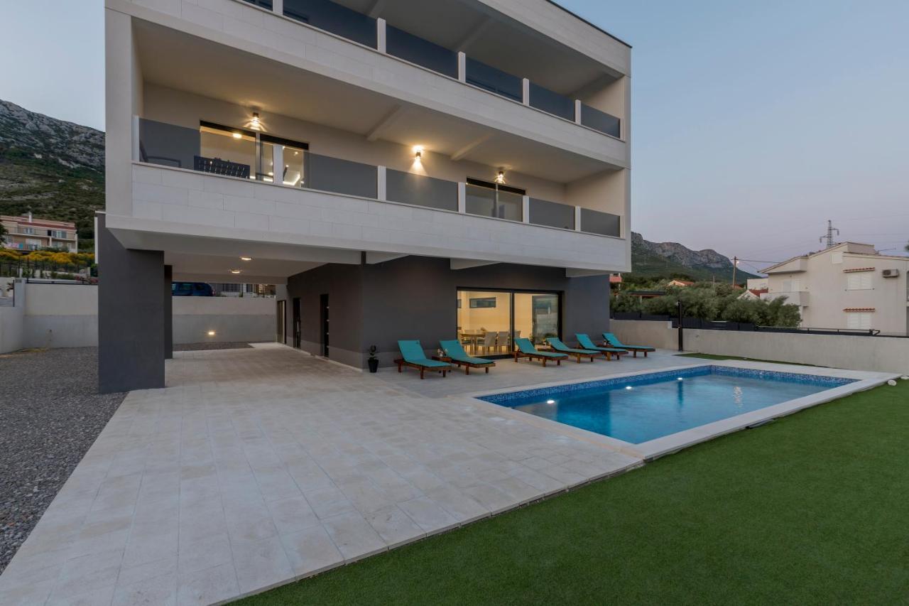 Luxury Villa La Nonna Ana - Heated Pool, Sea View, Near Split Kaštela المظهر الخارجي الصورة